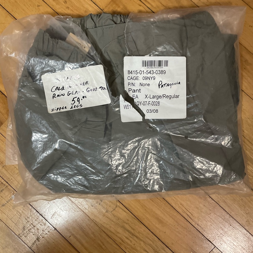 Patagonia military XLR pants cold weather